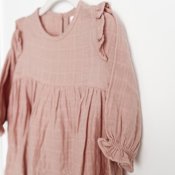 Jamie Kay Cotton Frankie Dress in Prairie Rose (1Y) - Picture 5 of 11